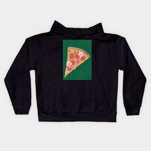 Floral Pizza Kids Hoodie